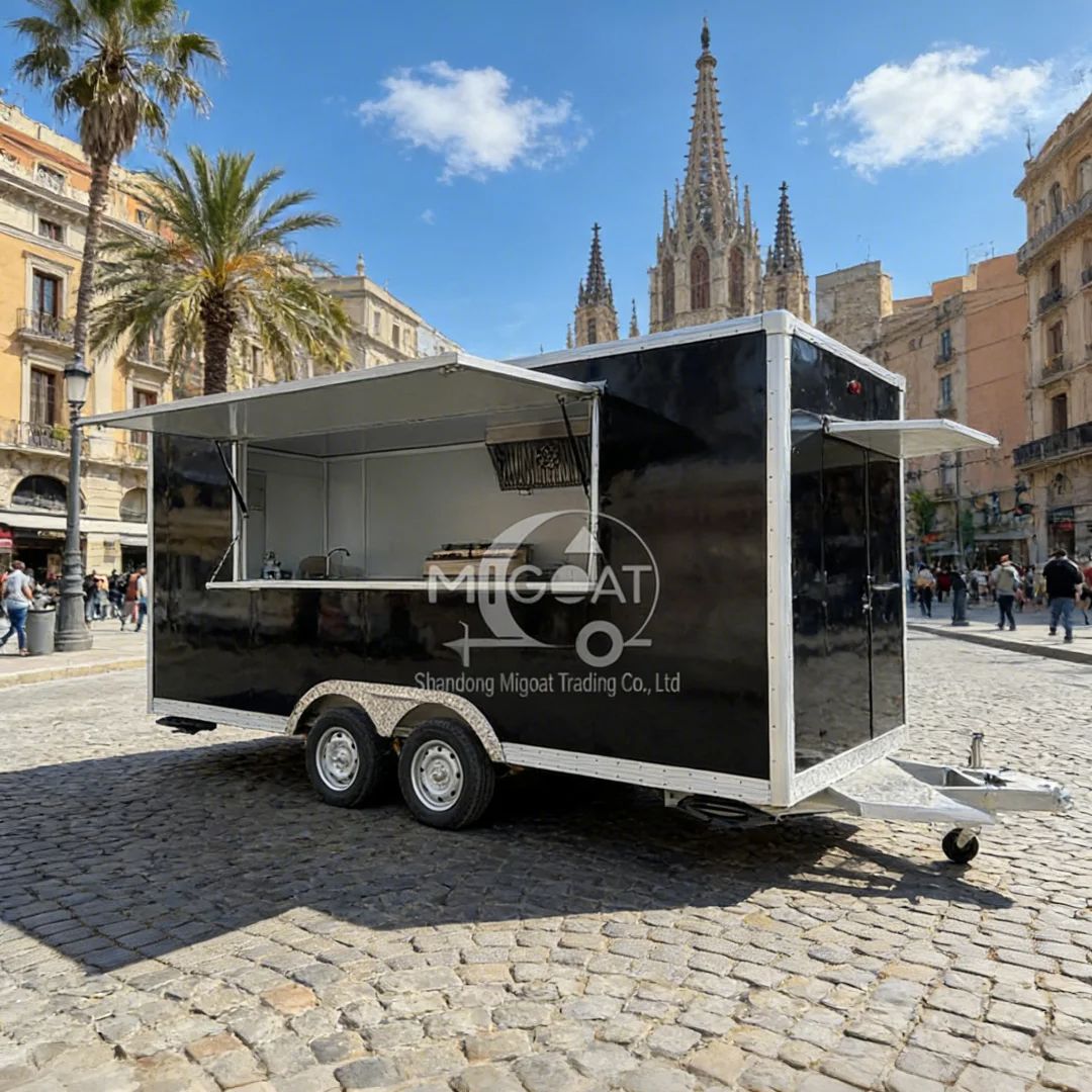 Food Snacks To Sell - Commerciële mobiele voedselkar Multifunctionele snackwagen Fastfoodvoertuig