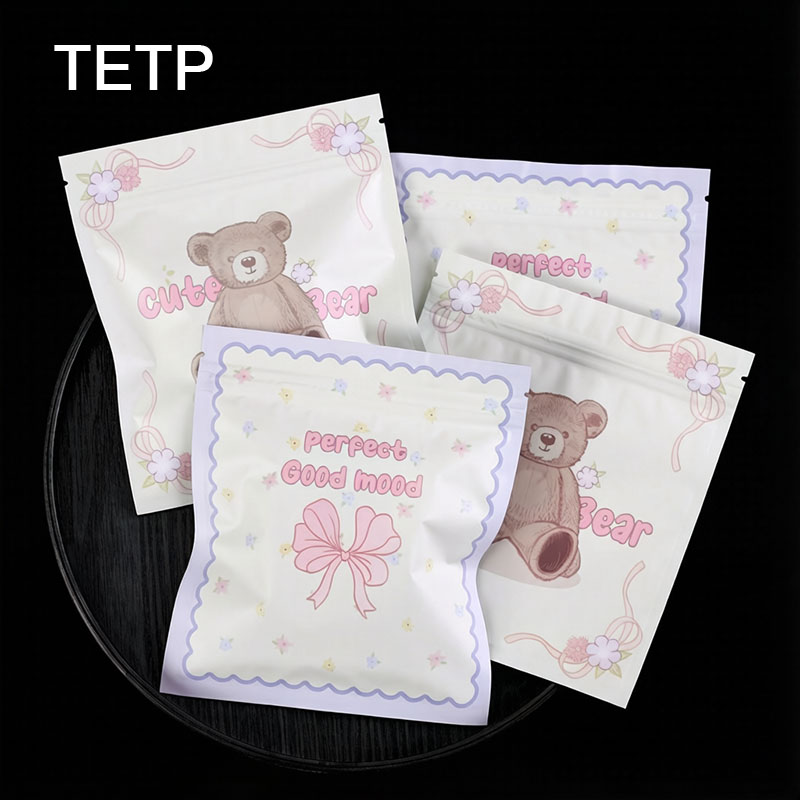 Food Day Snacks - TETP 100 Stuks Cartoon Aluminiumfolie Verpakking