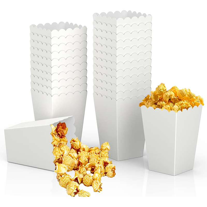 Food Day Snacks - 12 stuks papier snoep kartonnen popcorn
