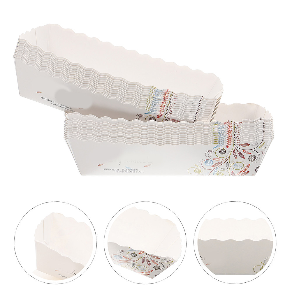 Food Day Snacks - 100 stuks sushi-bootjes van papier, kartonnen