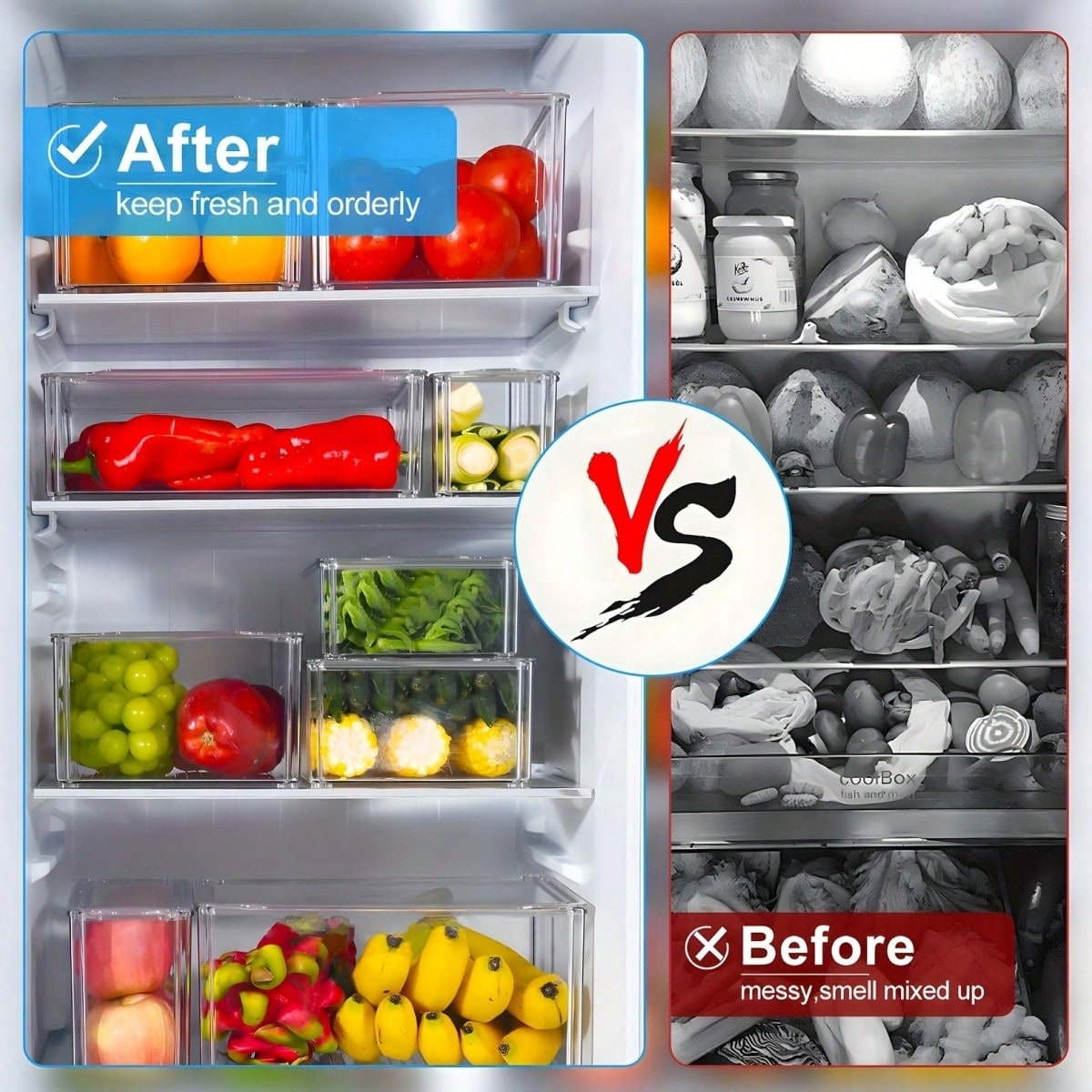 7/14-delige stapelbare koelkas - Food Snacks For Party recensie en prijs