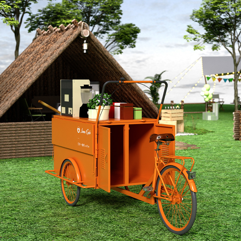 Driewielige snackkar met paras - Food Snacks To Sell recensie en prijs