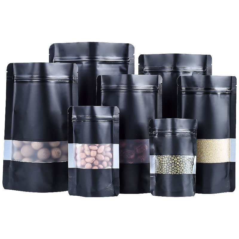 100PCS Stand-up Mat Zwart Alum - Food Day Snacks recensie en prijs