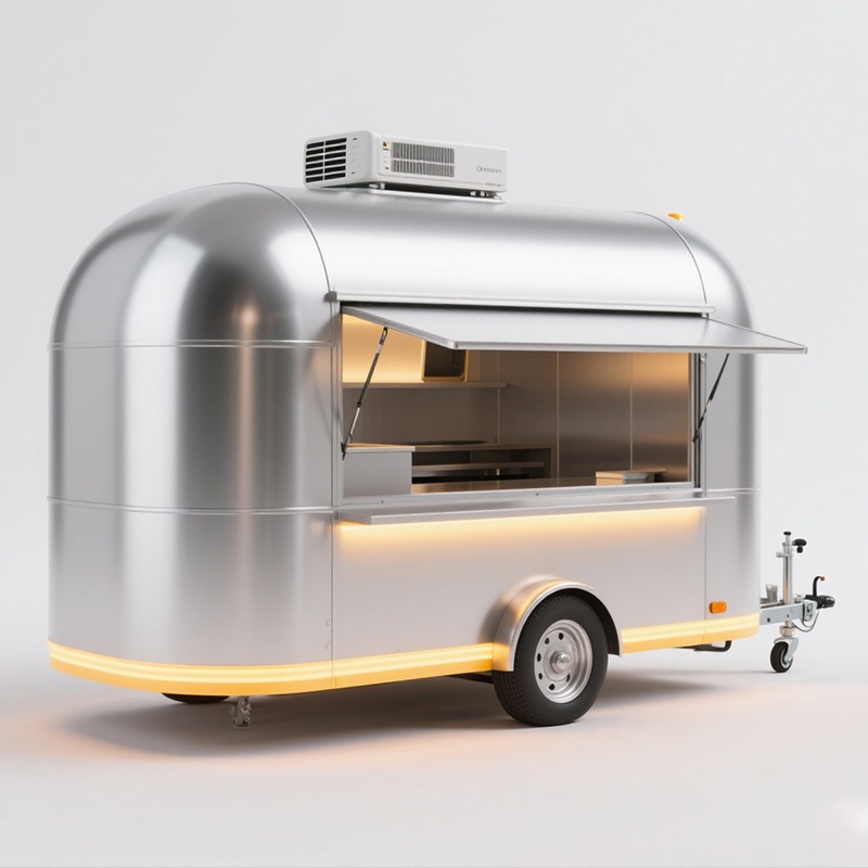 Mobiele snackkar met wielen, m - Food Snacks To Sell recensie en prijs