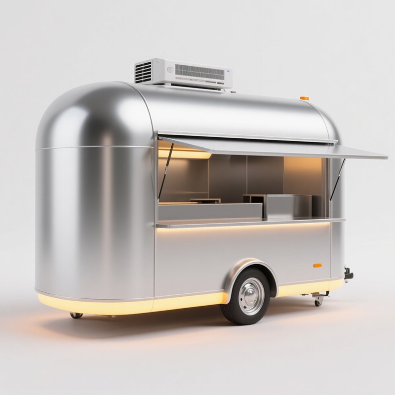 Mobiele snackkar met wielen, m - Food Snacks To Sell recensie en prijs