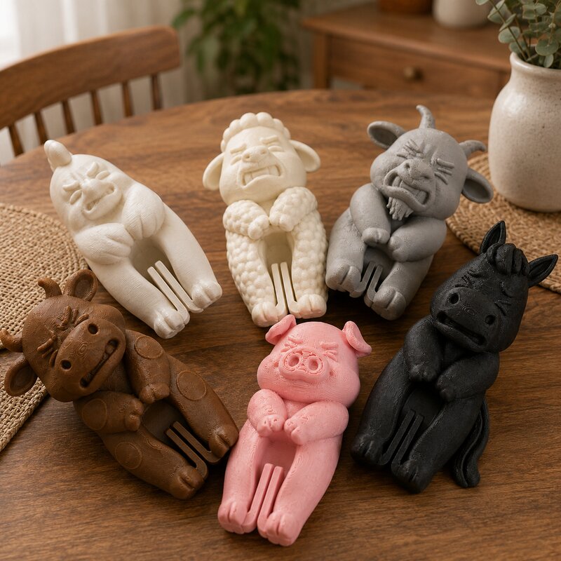 3D-geprinte boze dieren snackz - Food Day Snacks recensie en prijs