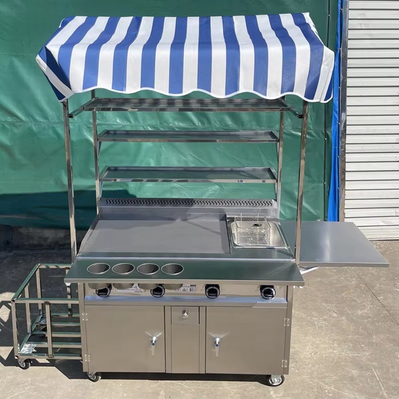 Mobiele snackkar op gas, buite - Food Snacks To Sell recensie en prijs