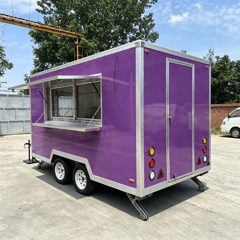 Moderne cateringtrailer met gr - Food Snacks To Sell recensie en prijs