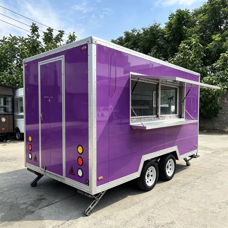 Moderne cateringtrailer met gr - Food Snacks To Sell recensie en prijs