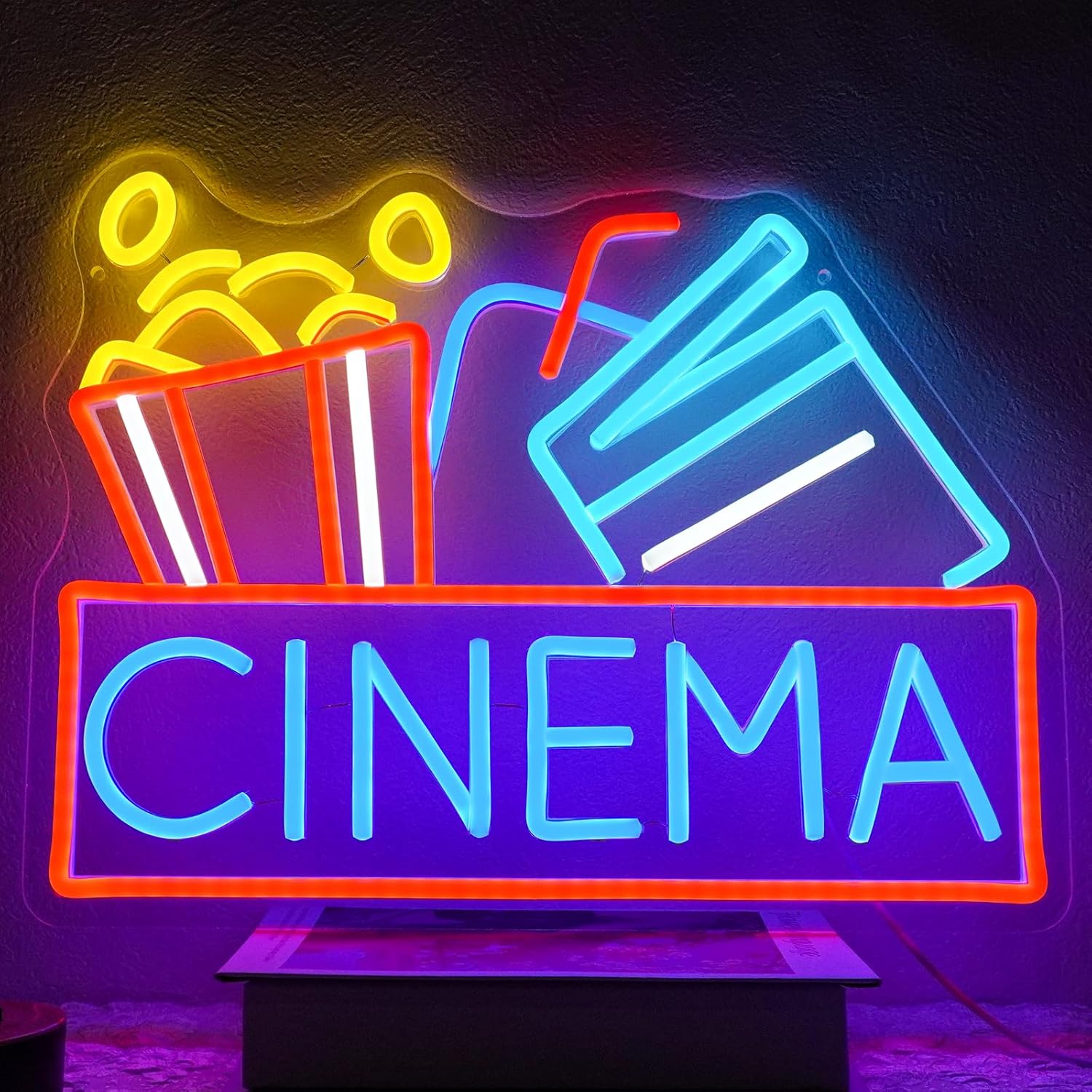 Dimbare LED neonverlichting vo - Snacks Food Video recensie en prijs