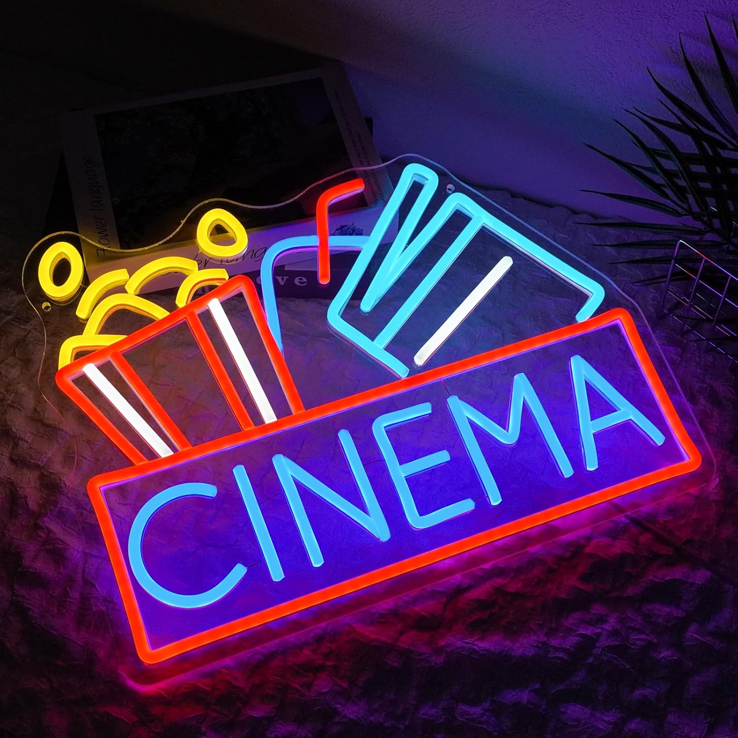 Dimbare LED neonverlichting vo - Snacks Food Video recensie en prijs