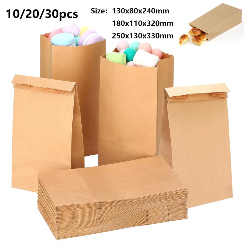 10~30 stuks bruine kraftpapier - Food Day Snacks recensie en prijs